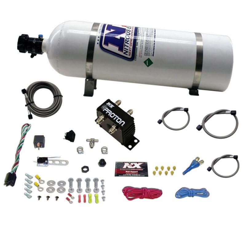 Nitrous Express — PROTON PLUS NITROUS SYSTEM W/ 15LB BOTTLE
Nitrous Oxide Injection System Kit