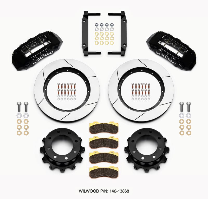 Wilwood — KIT,REAR,FORD,F250/F350,4WD,2005-2012 TX6R,15.50 ROTOR,BLACK