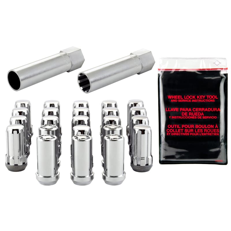 McGard — Tuner Style Cone Seat 23-Piece Wheel Installation Kit-Chrome