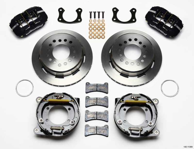 Wilwood — KIT,REAR,DISC/DRUM,BIG FORD,NEW STYLE 2.50 OFF,1PC 11.00,BLACK POWDER COAT