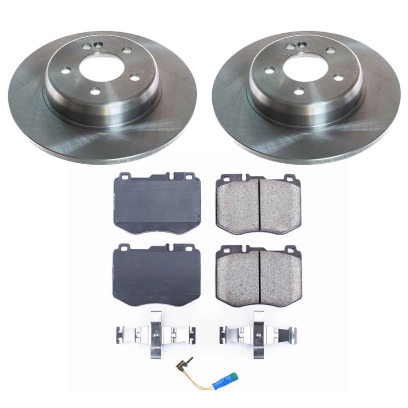 PowerStop — OE Stock Replacement Low-Dust Ceramic Brake Pad and Rotor Kit