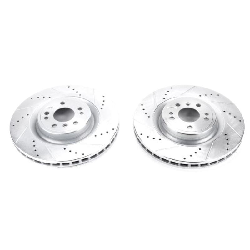 PowerStop — PowerStop Evolution Performance Drilled, Slotted & Plated Brake Rotor Pair