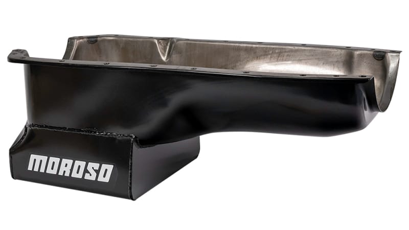 Moroso — Moroso 65-Up Oldsmobile V-8 (330-455) Deep Wet Sump 7qt 8.5in Steel Oil Pan