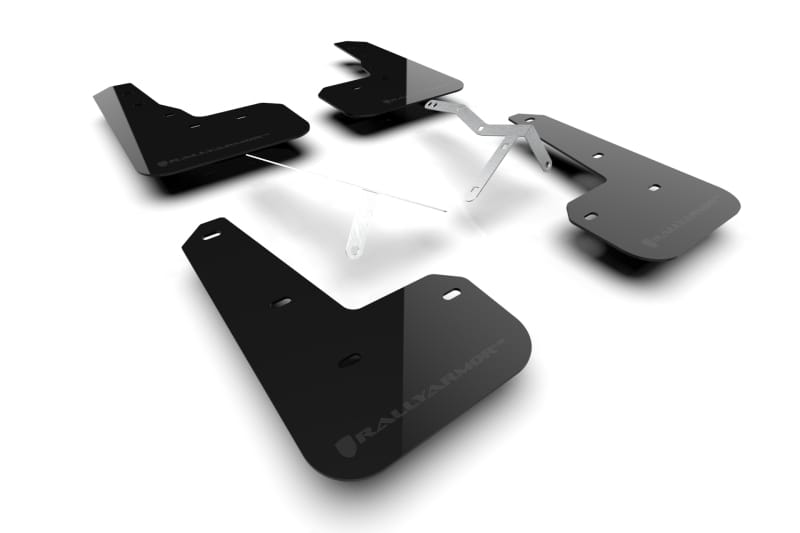 Rally Armor — Black Mud Flap/Dark Grey Logo