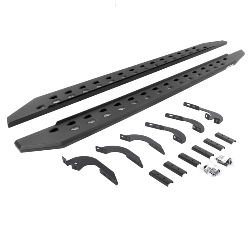 Go Rhino — RB20 Slim Line Running Boards with Mounting Brackets Kit - Double Cab Only
RB20 Slim Line Running Boards with Mounting Brackets Kit