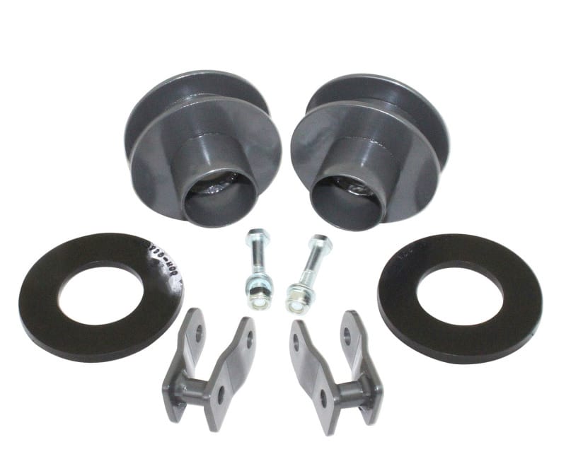 Maxtrac — 2.5" FRONT COIL SPACERS W/ SHOCK EXT
Coil Spring Spacer Leveling Kit