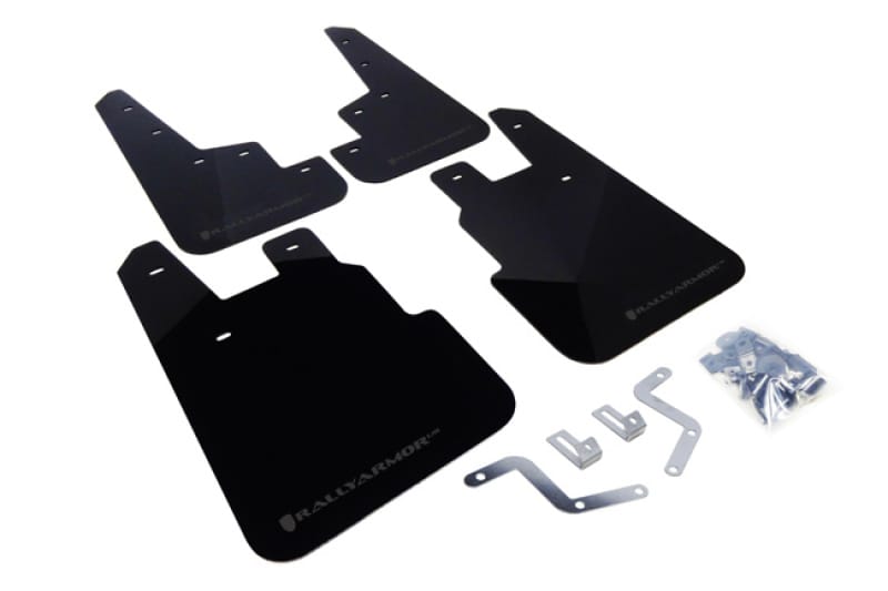 Rally Armor — Black Mud Flap/Grey Logo
