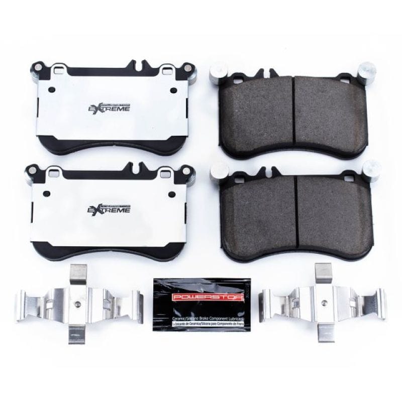 PowerStop — PowerStop - Z26 Performance Carbon-Fiber Ceramic Brake Pads with Hardware Kit