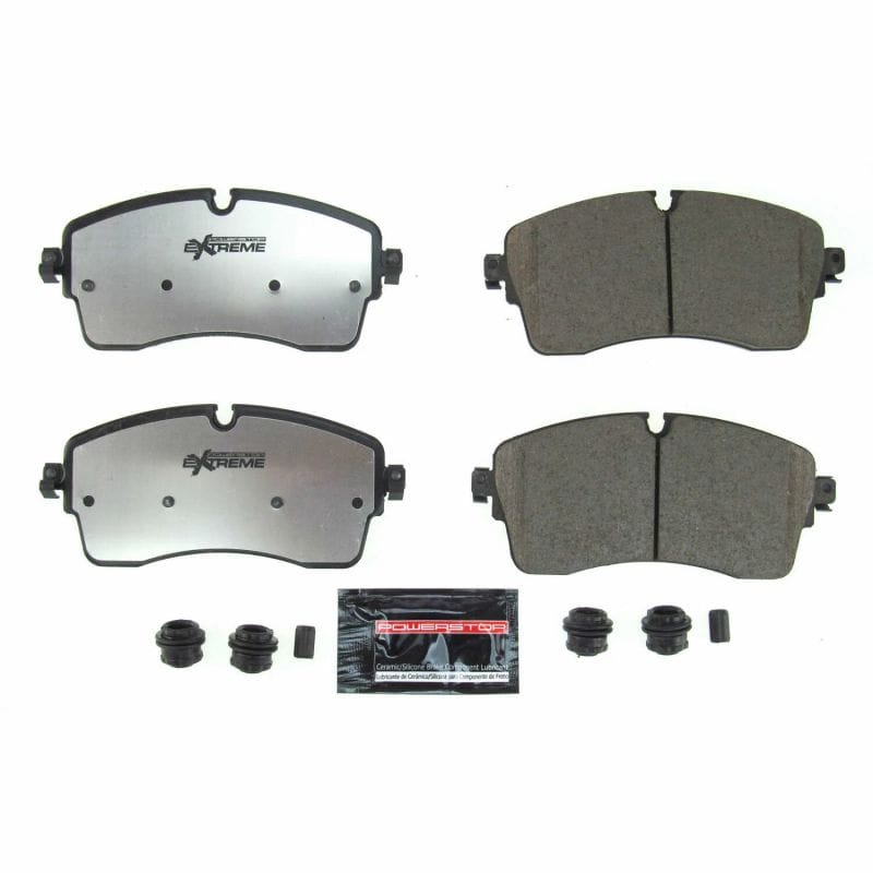 PowerStop — PowerStop - Z36 Truck and SUV Carbon-Fiber Ceramic Brake Pads with Hardware Kit