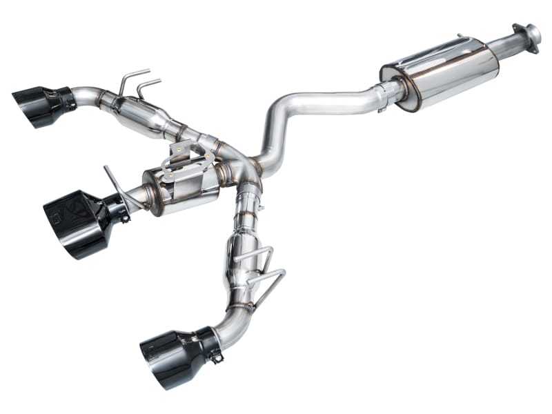 AWE Tuning — AWE Touring Edition Exhaust for GR Corolla - Diamond Black Tips