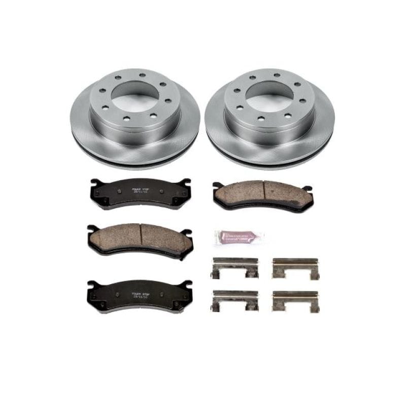 PowerStop — OE Stock Replacement Low-Dust Ceramic Brake Pad and Rotor Kit