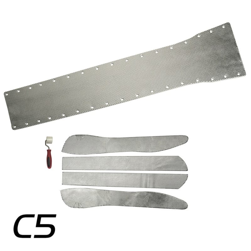 DEI — Transmission Tunnel Plate Shield Kit Chevy Corvette C5 5pc
Transmission Tunnel Plate And Side Shield Kit