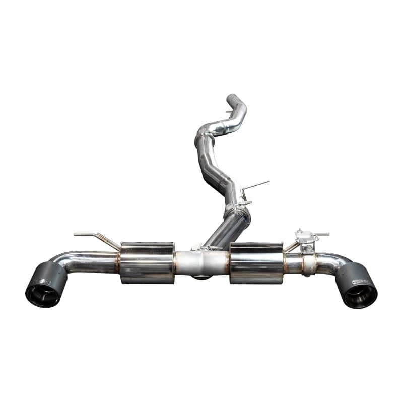 Injen — Injen Technology Stainless Steel Cat-Back Exhaust System w/ Carbon Fiber Tips