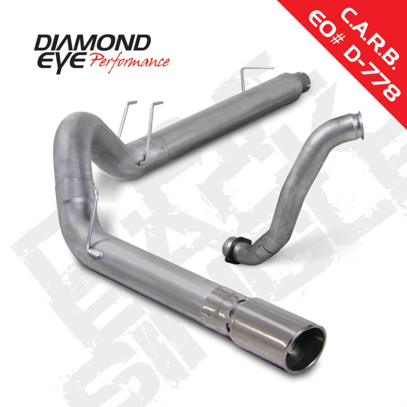 Diamond Eye Performance — Diamond Eye KIT 5in DPF-BACK w/ DP Single AL 08-10 Ford 6.4L Powerstroke F250/F350
KIT; 5in.; DPFBS; AL