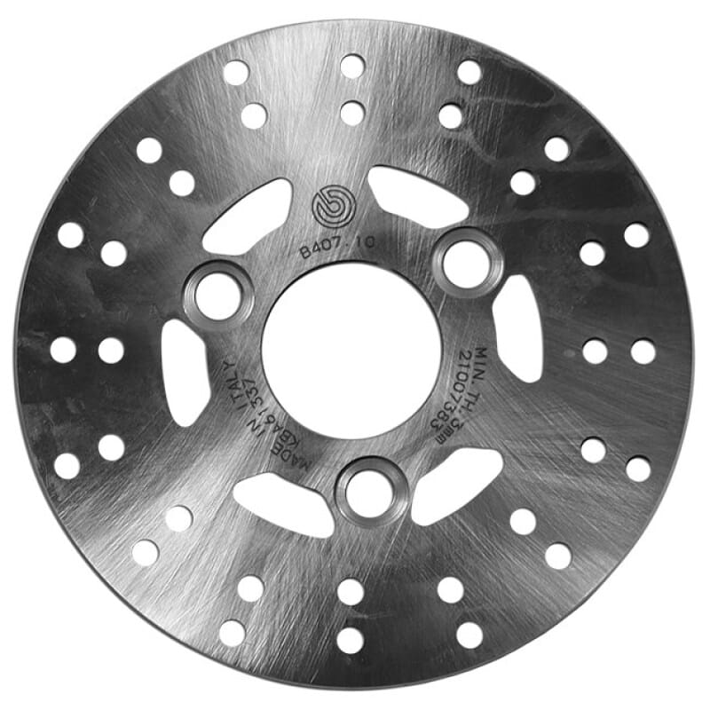 Brembo OE Powersports — Brembo OE 07-11 Adly Fox 50CC/ 03-08 Peugeot Ludix Snake 50CC 155x3.5mm Brake Disc - Front Fixed