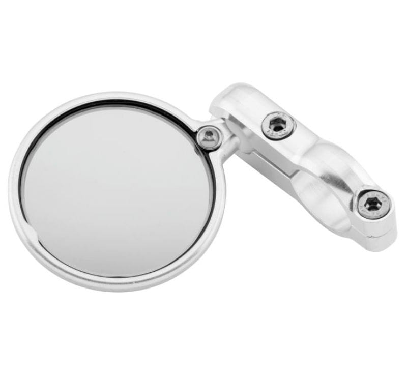 CRG Constructors — CRG Hindsight 3 in. Round Bar-End Mirror Left - Silver
