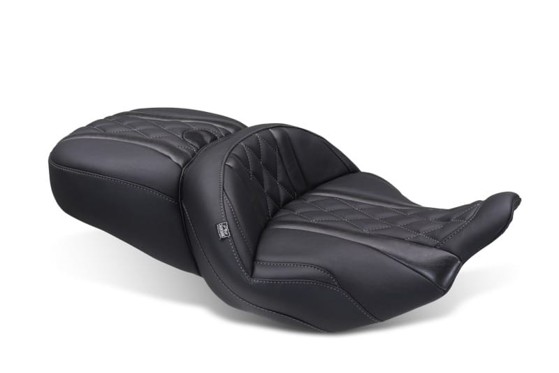 Mustang Motorcycle — Mustang 23-25 Harley CVO Road Glide (ST) Super Touring Standard Reach One-Piece, 2 UP Black