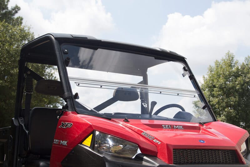 Seizmik — Seizmik 13+ Polaris Ranger 900/1000 XP/Crew Full-Size Windshield Versa-Fold Double-Coated