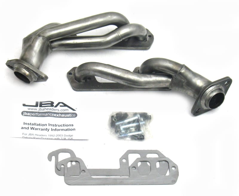 JBA — JBA 96-03 Dodge Truck 3.9L V6 1-1/2in Primary Raw 409SS Cat4Ward Header
Exhaust Header