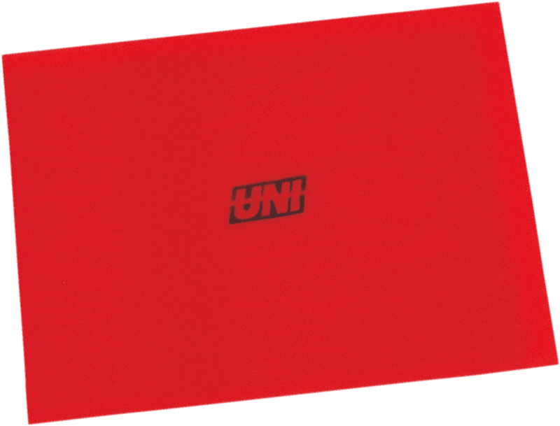 Uni Filter — 40 PPI, Red, Coarse, 12" x 16" x 3/8"