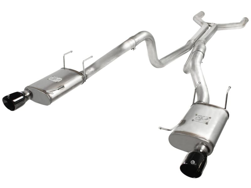 aFe — MACH Force-Xp 3 IN 409 Stainless Steel Cat-Back Exhaust System w/Black Tip