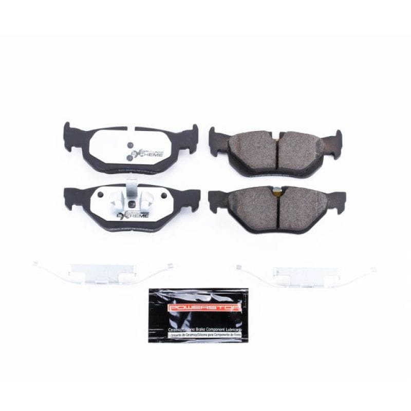 PowerStop — PowerStop - Z26 Performance Carbon-Fiber Ceramic Brake Pads with Hardware Kit
