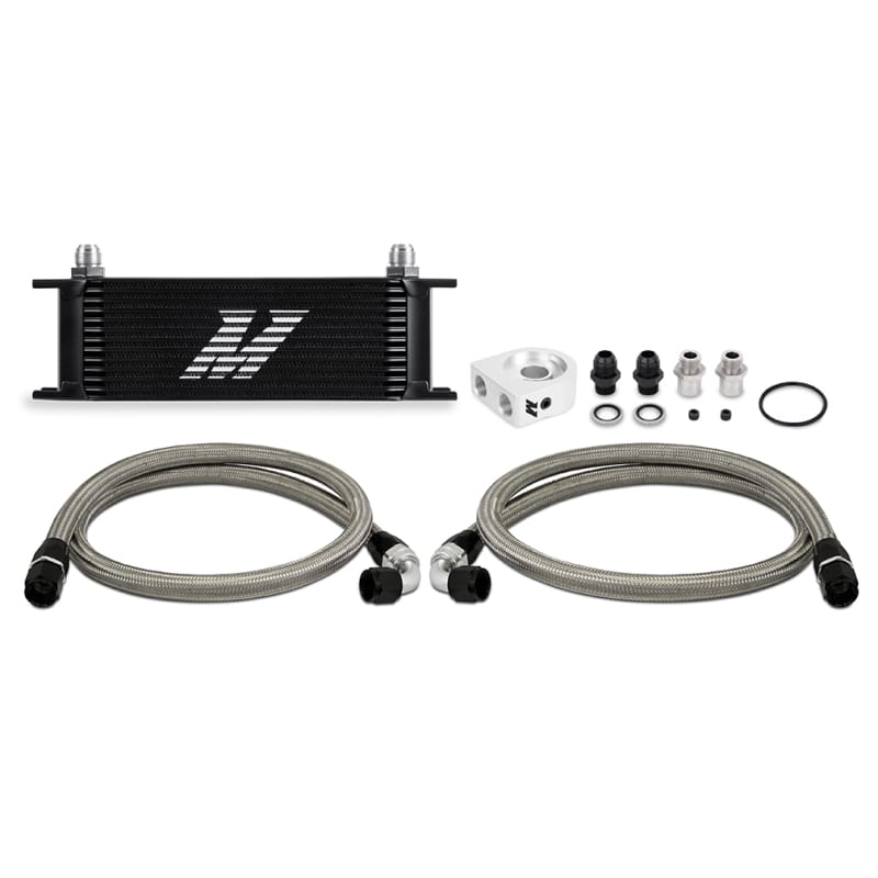 Mishimoto — Universal Oil Cooler, 13-Row, Black, Kit