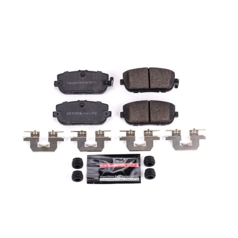 PowerStop — PowerStop - Z23 Daily Driver Carbon-Fiber Ceramic Brake Pads with Hardware Kit