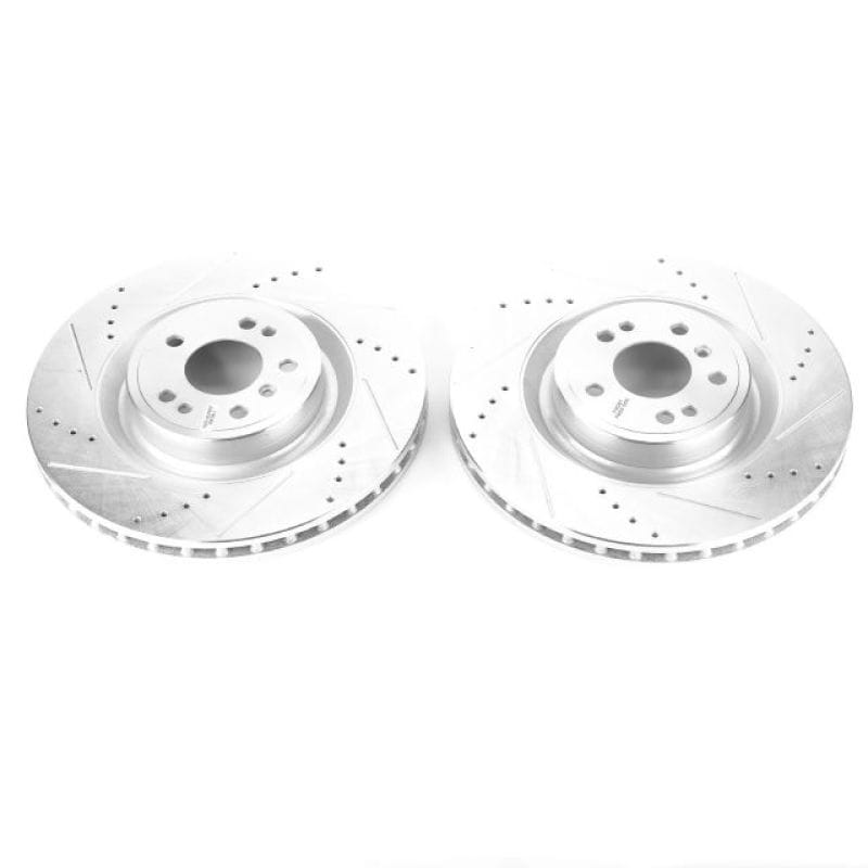 PowerStop — PowerStop Evolution Performance Drilled, Slotted & Plated Brake Rotor Pair