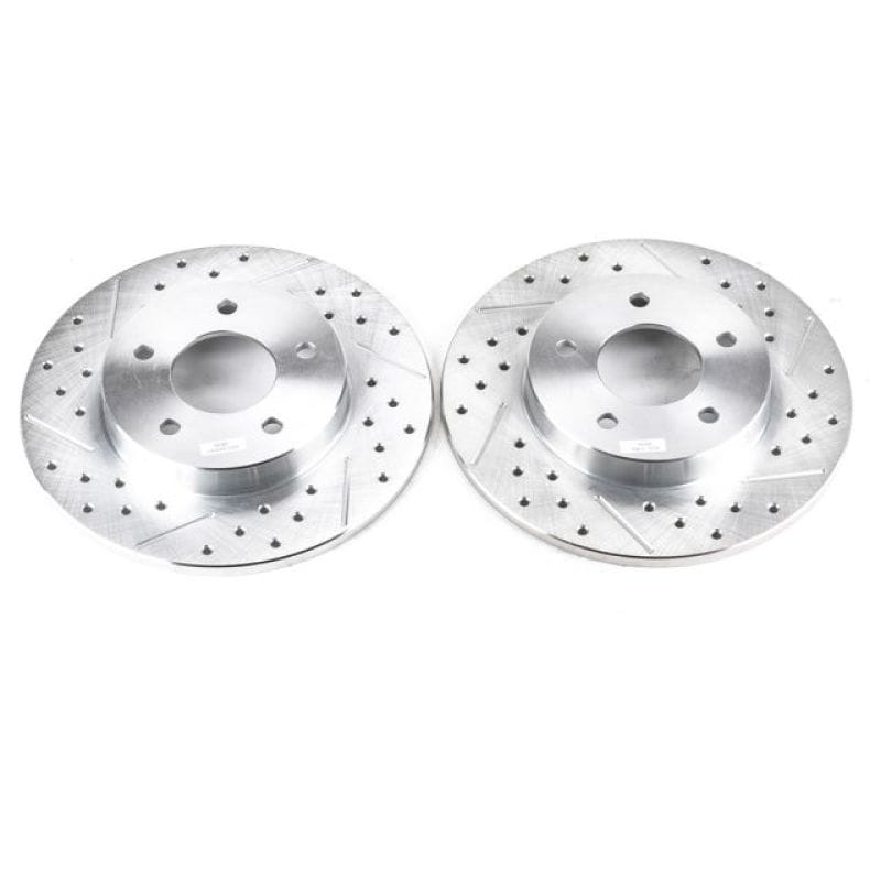 PowerStop — PowerStop Evolution Performance Drilled, Slotted & Plated Brake Rotor Pair