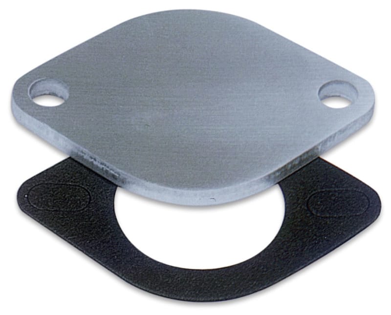 Moroso — Moroso Chevrolet V8/90 Degree V6 Waterneck Block-Off Plate - 1/2in - Aluminum
