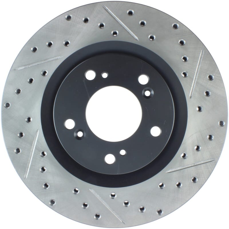 Stoptech — StopTech Sport Drilled & Slotted Brake Rotor; Front Left
StopTech Sport Drilled/Slotted Brake Rotor; Front Left