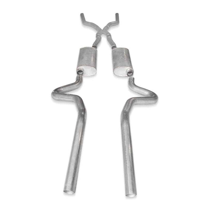 Stainless Works — Stainless Works Catback Dual Chambered Mufflers X-Pipe Performance Connect