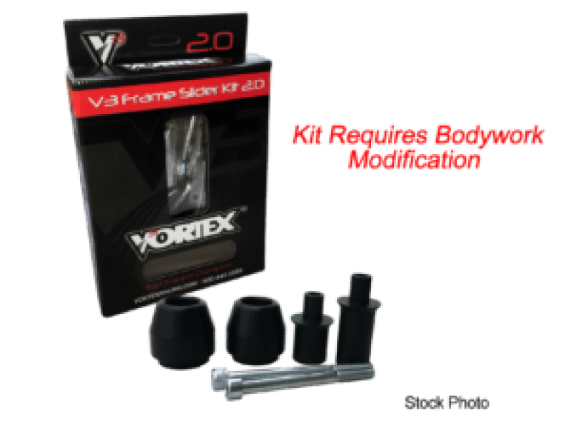 Vortex Racing — Vortex Racing 09-14 Yamaha YZF R1 V3 2.0 Frame Slider Kit- Modification Required Right Side
