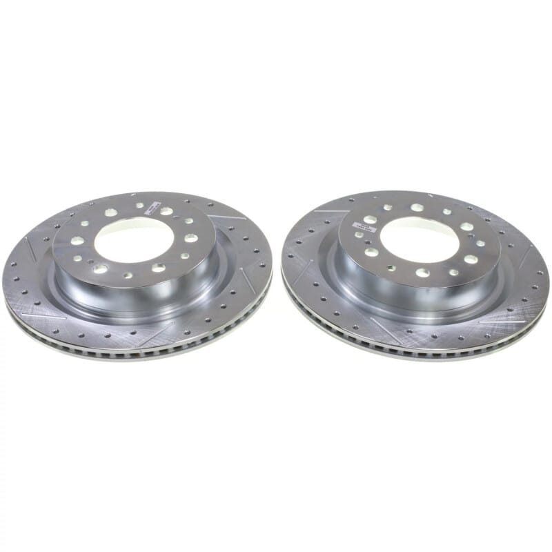PowerStop — PowerStop Evolution Performance Drilled, Slotted & Plated Brake Rotor Pair