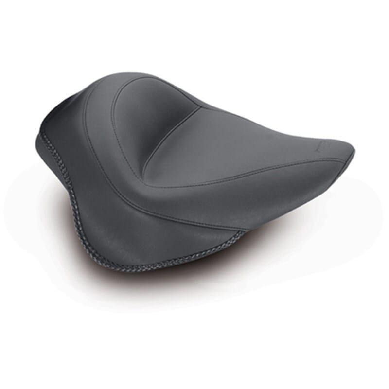 Mustang Motorcycle — Mustang 11-13 Harley Blackline, 12-17 Slim,Slim S Wide Touring Solo Seat - Black
