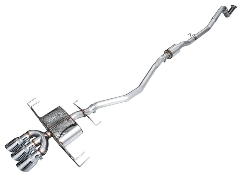 AWE Tuning — AWE Touring Edition Exhaust for DE5 Integra Type-S - Triple Chrome Silver Tips