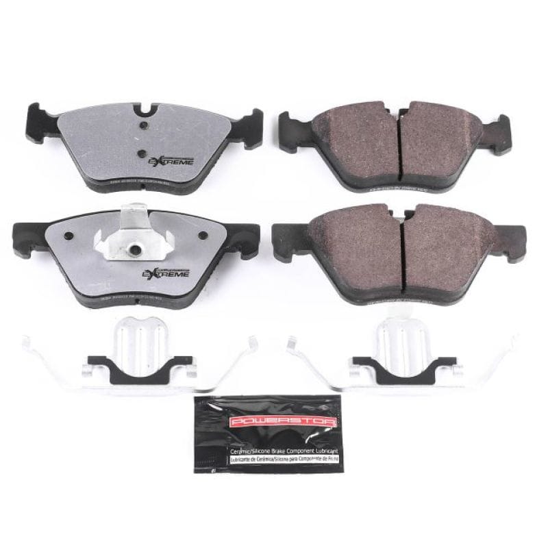 PowerStop — PowerStop - Z26 Performance Carbon-Fiber Ceramic Brake Pads with Hardware Kit