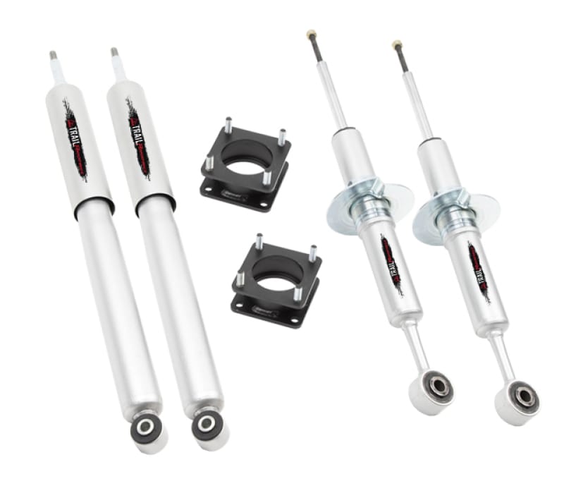 Belltech — 2.5 INCH LEVELING KIT | STRUT SPACERS W/ TRAIL PERFORMANCE SHOCKS - 1030SP
2.5" Strut Spacer Inc. Front and Rear Trail Performance Struts/Shocks