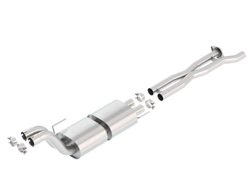 Borla — Mid-Section Exhaust System w/ Muffler, X-Pipe & Mid-Pipe - ATAK®
