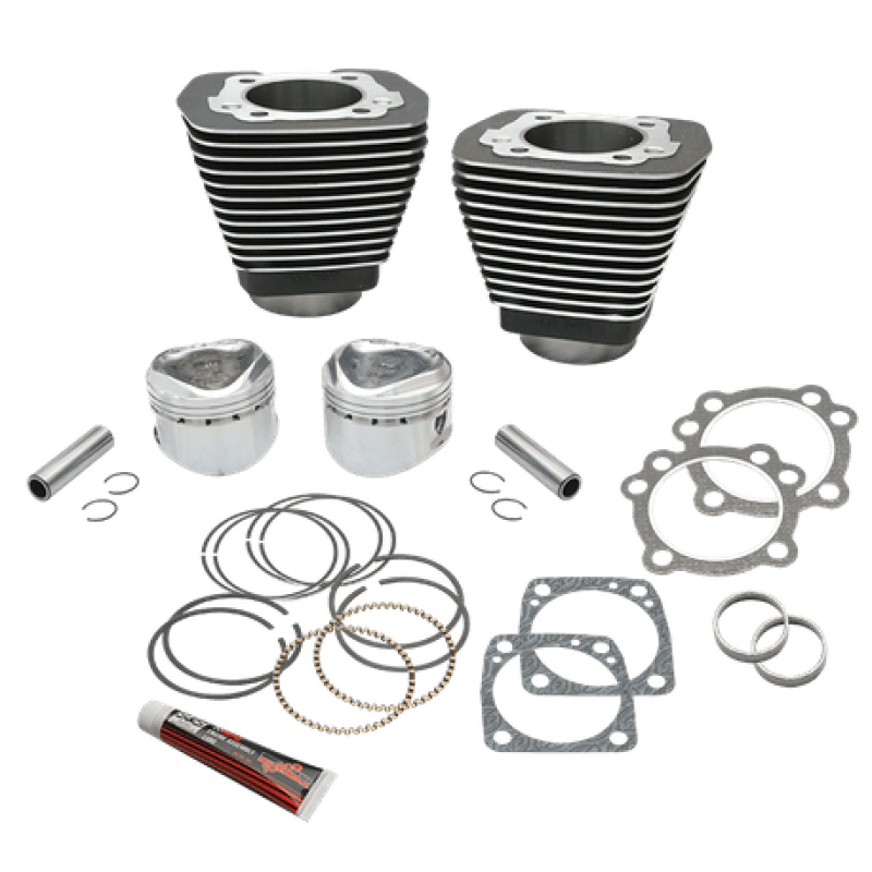 S&S Cycle — S&S Cycle 84-99 BT w/ Super Stock Heads 89in 3-1/2in Bore Cylinder and Piston Kit