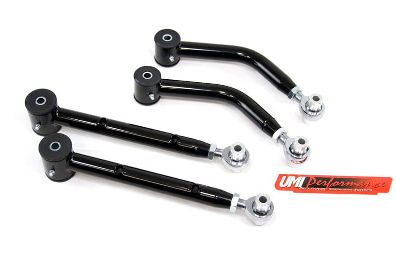 UMI Performance — UMI adjustable rear control arms for 1971-75 GM H-Body improve traction.