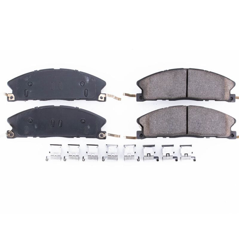 PowerStop — PowerStop - Z17 Low-Dust Ceramic Brake Pads with Hardware