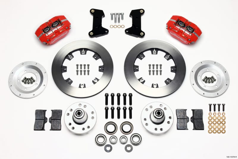 Wilwood — KIT,FRONT,MUSTANG II,74-78,DP-DB,12.19 ROTOR,VENTED,RED