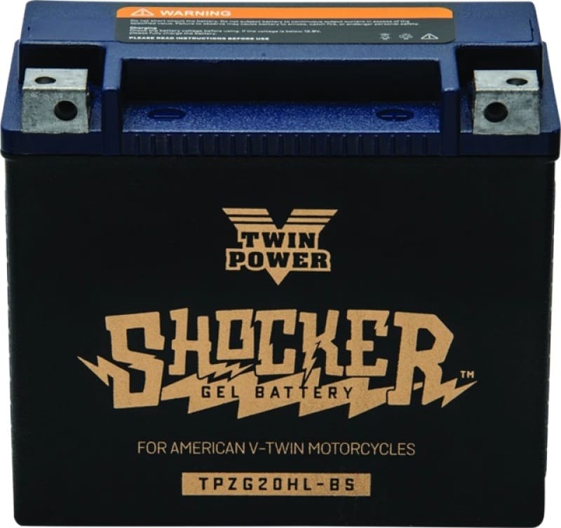 TwinPower — YTX-20HL Shocker Gel Battery, 20Ah, 12V, 6.93 in. L x 3.43 in. W x 6.06 in. H