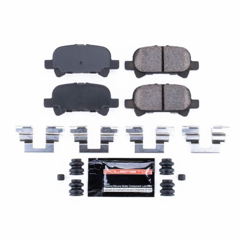 PowerStop — PowerStop - Z23 Daily Driver Carbon-Fiber Ceramic Brake Pads with Hardware Kit