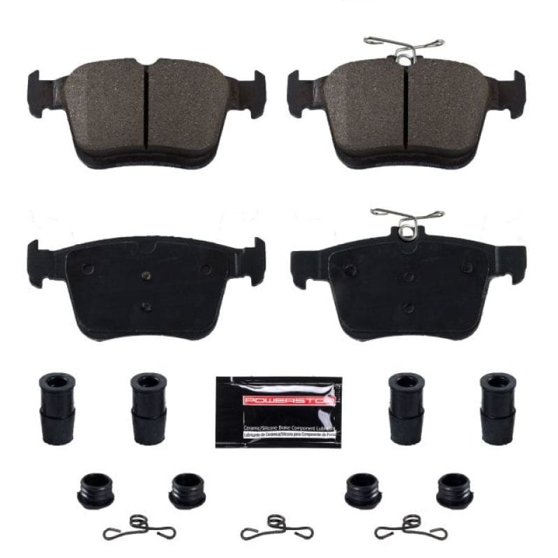 PowerStop — PowerStop - Z23 Daily Driver Carbon-Fiber Ceramic Brake Pads with Hardware Kit