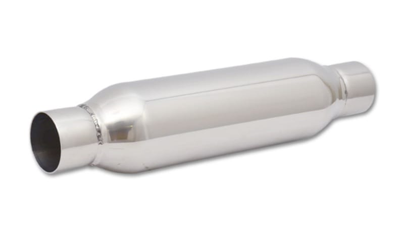Vibrant — Bottle Style Resonator, 2.5" inlet/outlet x 18" long
Bottle Style Resonator