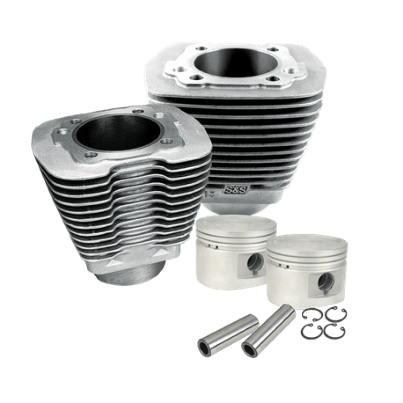 S&S Cycle — S&S Cycle 84-99 BT w/ Stock Heads 3-1/2in Bore Cylinder & Piston Kit - Natural