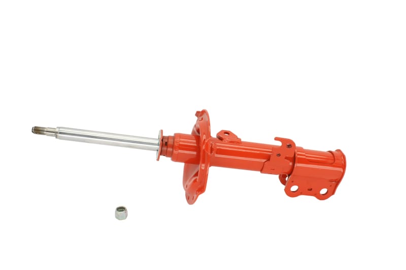 KYB — KYB AGX manually-adjustable shocks and struts allow you to design your own ride control performance without special tools, quickly and as often as you want. Enthusiasts can increase individual corner damping rates up to 125% more than the vehicles OEM design.  For ease of access, depending on vehicle application, the KYB AGX either has an eight position knob or a four position screwdriver slot. However, both offer the same overall capability. One simple adjustment increases both rebound and comp
Damping Rate Adjustable Strut